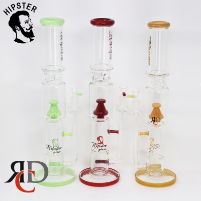 WATER PIPE HIPSTER WORKED BELL PERC AND SHOWERHEAD PERC WP4044
